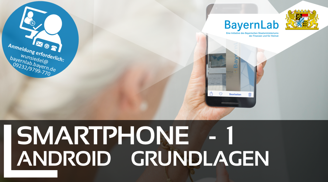 Termingrafik für Vortrag Smartphone 1 - Grundlagen für Android  am 7. Oktober, 10.00 Uhr bis 11.30 Uhr im BayernLab Wunsiedel